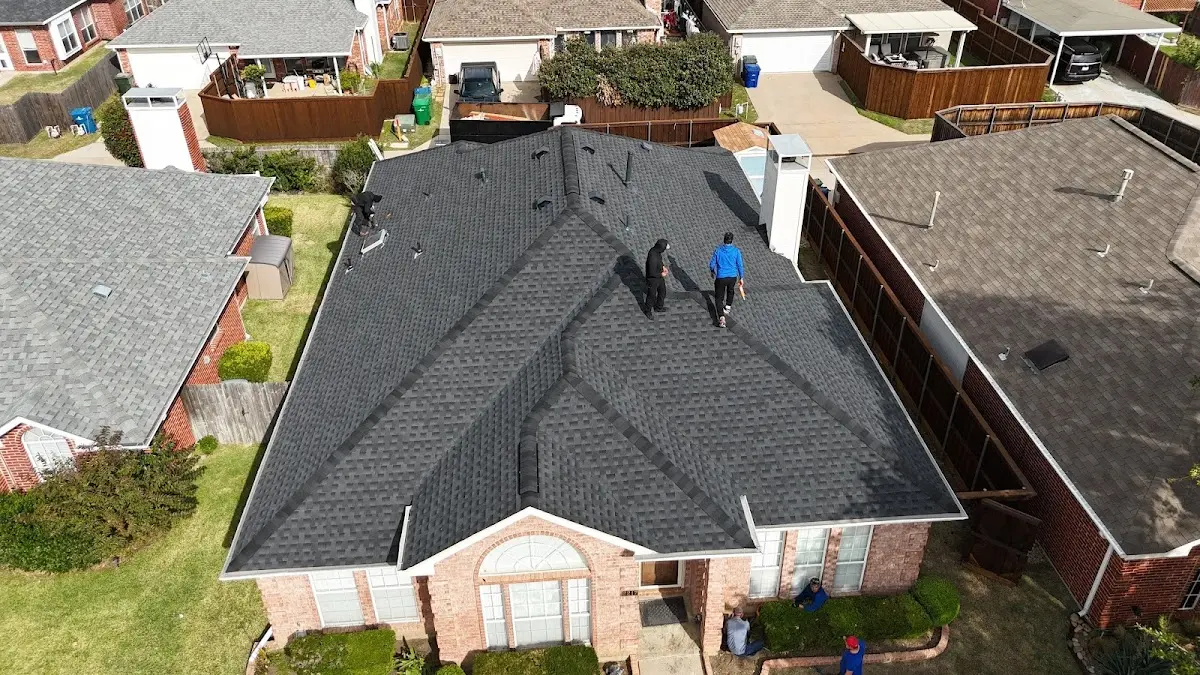Commercial Roofing work in progress on a Omak property